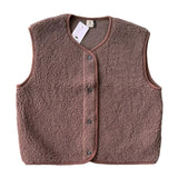 Alwero - TYB Weste aus Wolle • Choco Martini (Dunkelbraun) - Weste - ROSA ECK Concept Store