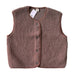 Alwero - TYB Weste aus Wolle • Choco Martini (Dunkelbraun) - Weste - ROSA ECK Concept Store