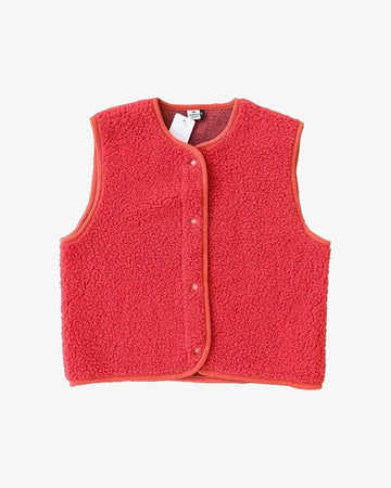 Alwero - TYB Weste aus Wolle • Coral (Rot) - ROSA ECK