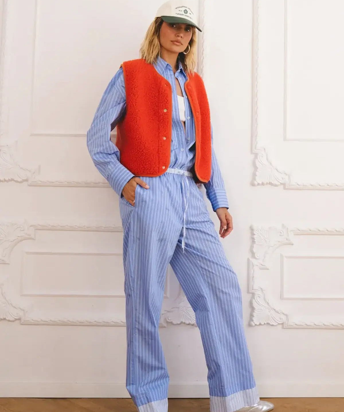 Alwero - TYB Weste aus Wolle • Coral (Rot) - Weste - ROSA ECK Concept Store