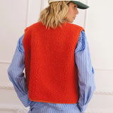Alwero - TYB Weste aus Wolle • Coral (Rot) - Weste - ROSA ECK Concept Store