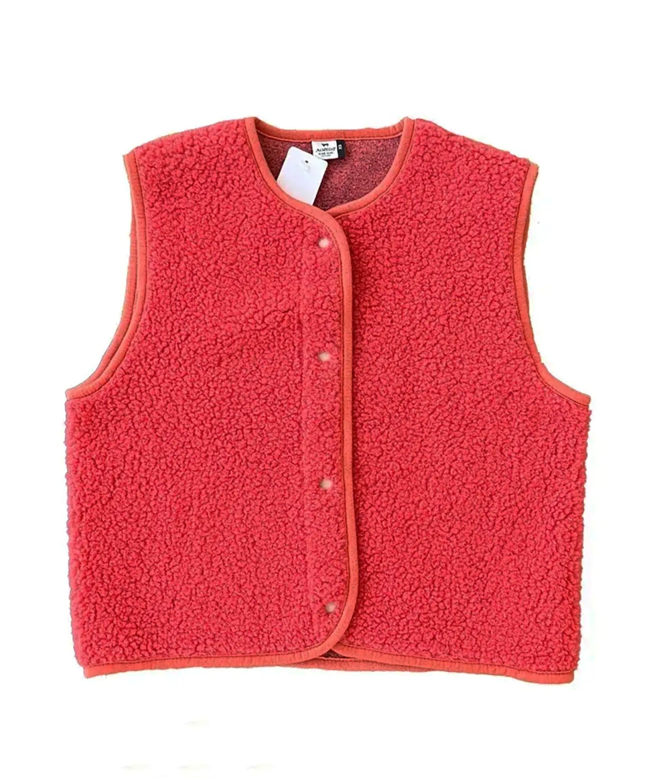 Alwero - TYB Weste aus Wolle • Coral (Rot) - Weste - ROSA ECK Concept Store