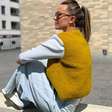 Alwero - TYB Weste aus Wolle • Dijon (Gelb) - Weste - ROSA ECK