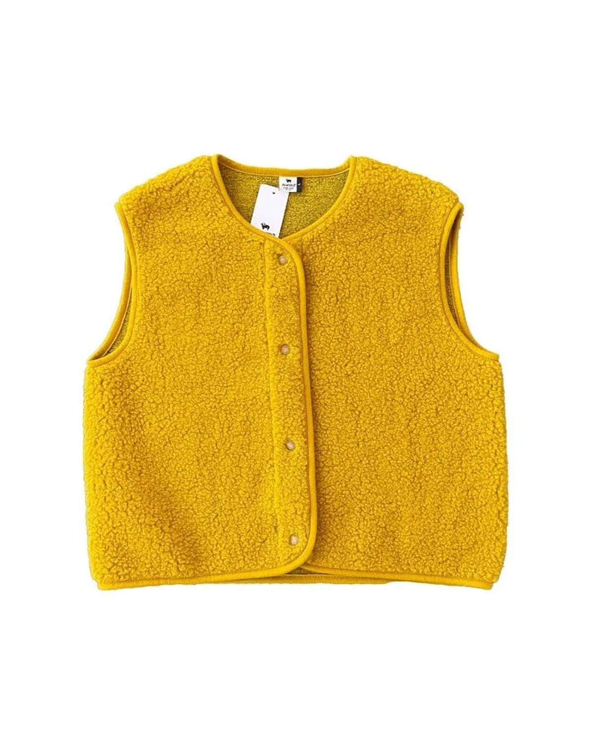 Alwero - TYB Weste aus Wolle • Dijon (Gelb) - Weste - ROSA ECK