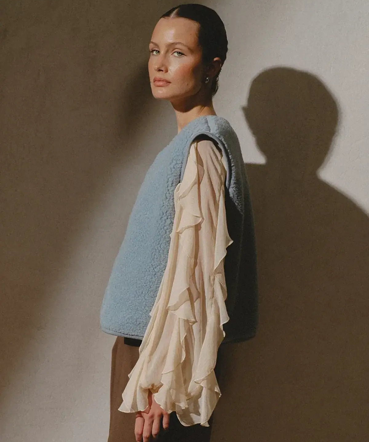 Alwero - TYB Weste aus Wolle • Ice Blue (Hellblau) - Weste - ROSA ECK Concept Store