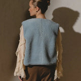 Alwero - TYB Weste aus Wolle • Ice Blue (Hellblau) - Weste - ROSA ECK Concept Store
