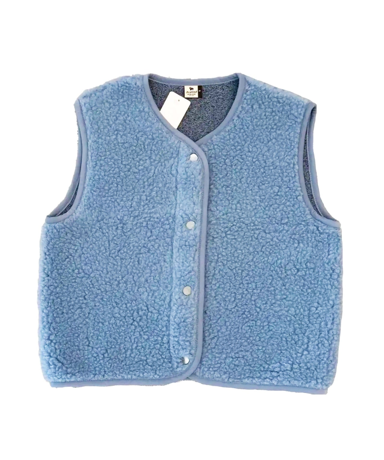 Alwero - TYB Weste aus Wolle • Ice Blue (Hellblau) - Weste - ROSA ECK Concept Store