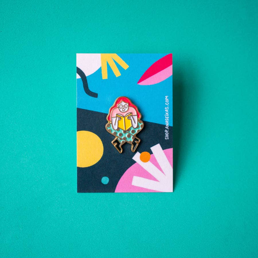 Ana Seixas - Pin • Mädchen - Anstecknadel - ROSA ECK Concept Store