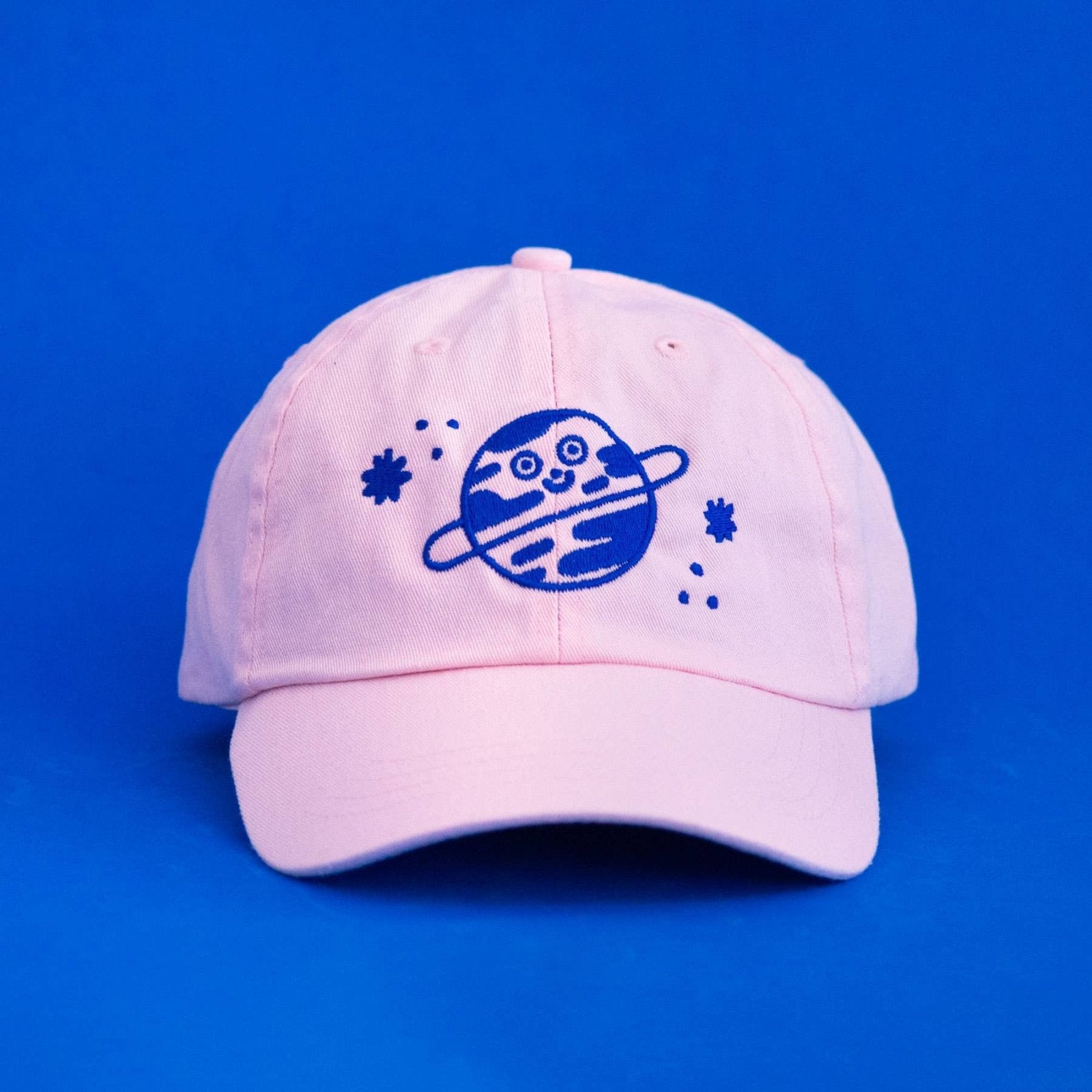 Ana Seixas - PLAYFUL PLANET Cap • Hellrosa/Blau - Cap - ROSA ECK Concept Store