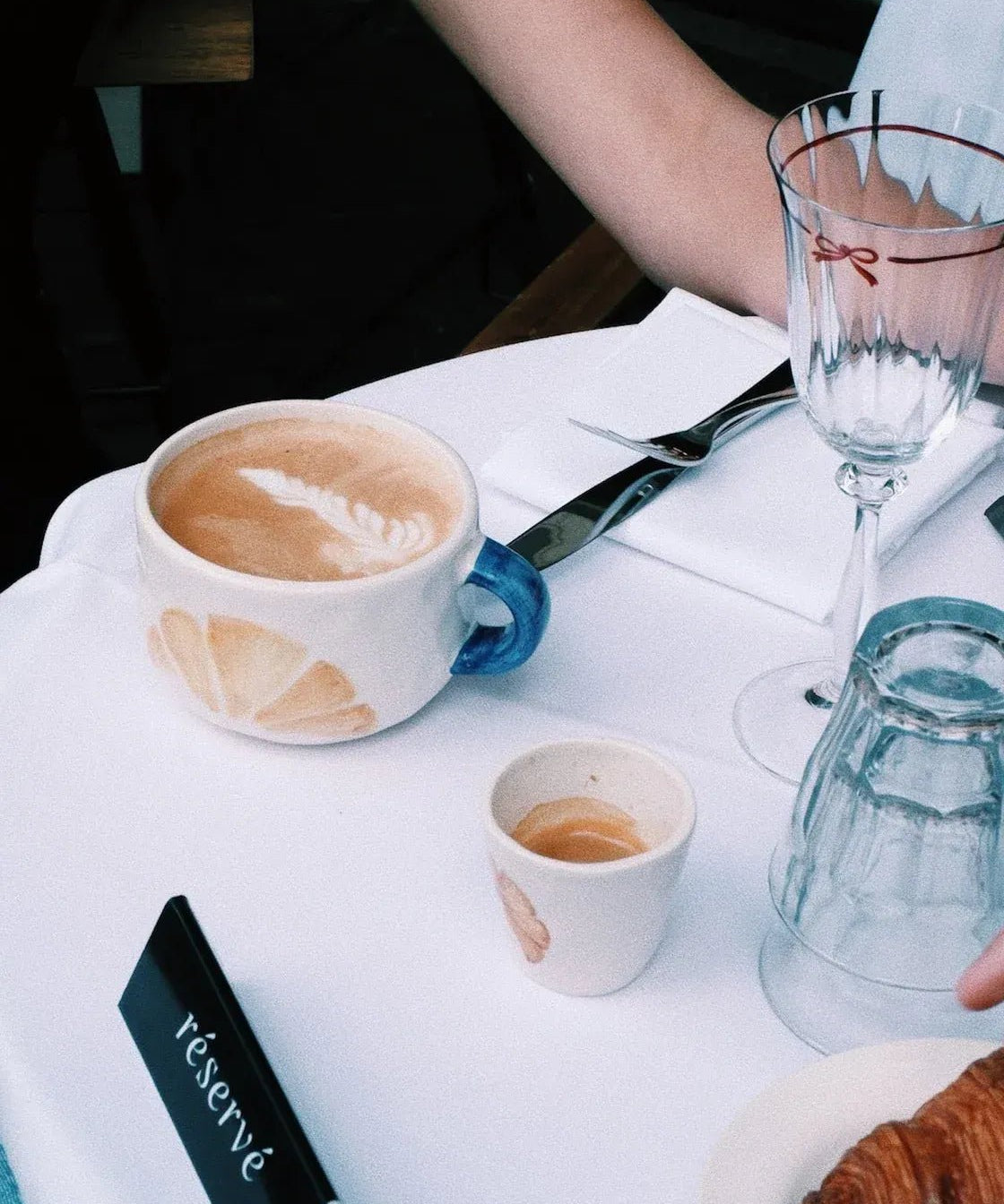 ANNA + NINA - CROISSANT Cappuccino - Tasse - Kaffee - und Teetasse - ROSA ECK Concept Store