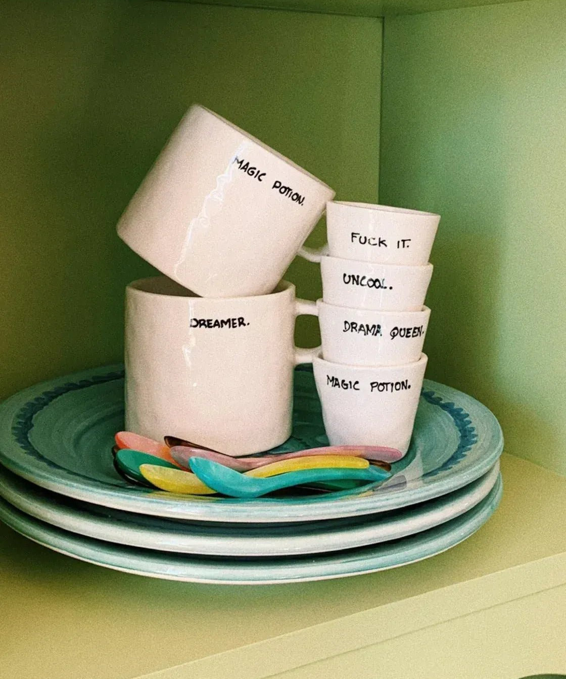 ANNA + NINA - DRAMA QUEEN Espressotasse - Kaffee - und Teetasse - ROSA ECK Concept Store