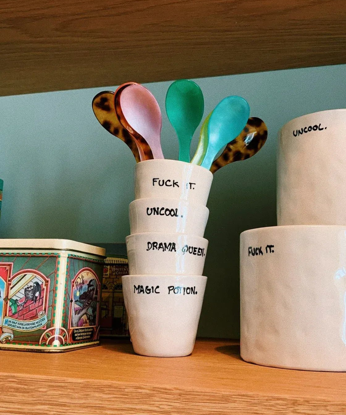 ANNA + NINA - DRAMA QUEEN Espressotasse - Kaffee - und Teetasse - ROSA ECK Concept Store
