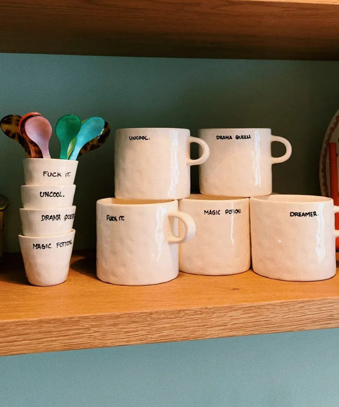 ANNA + NINA - DRAMA QUEEN Espressotasse - Kaffee - und Teetasse - ROSA ECK Concept Store