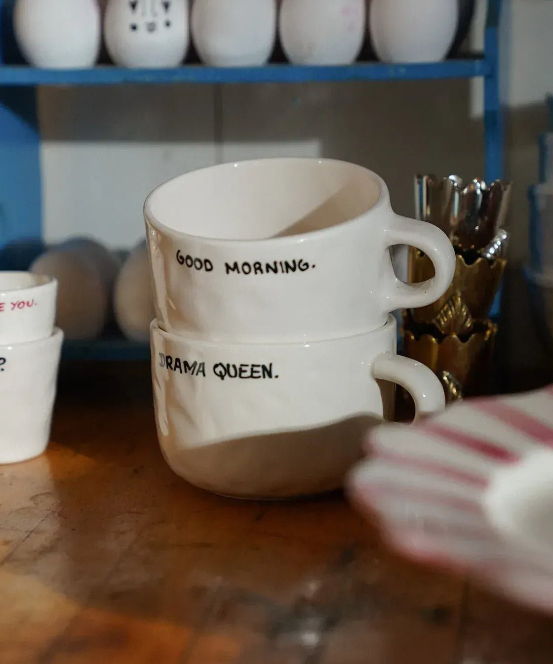 ANNA + NINA - GOOD MORNING Cappuccino - Tasse - Kaffee - und Teetasse - ROSA ECK Concept Store