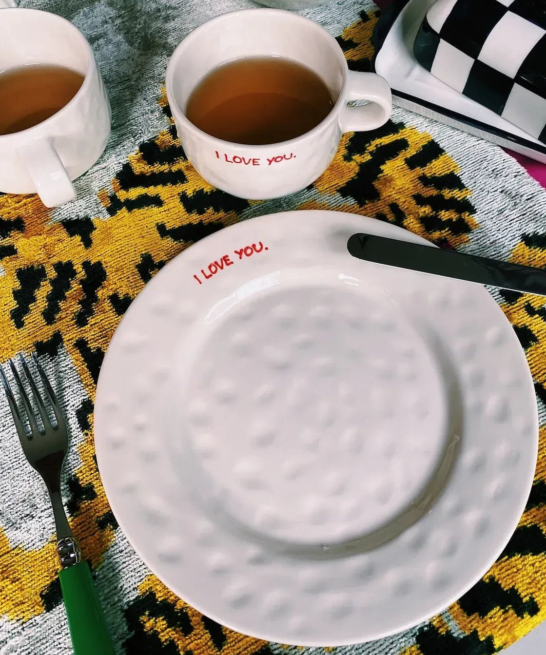 ANNA + NINA - I LOVE YOU Cappuccino - Tasse - Kaffee - und Teetasse - ROSA ECK Concept Store