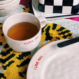 ANNA + NINA - I LOVE YOU Cappuccino - Tasse - Kaffee - und Teetasse - ROSA ECK Concept Store