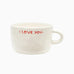 ANNA + NINA - I LOVE YOU Cappuccino - Tasse - Kaffee - und Teetasse - ROSA ECK Concept Store