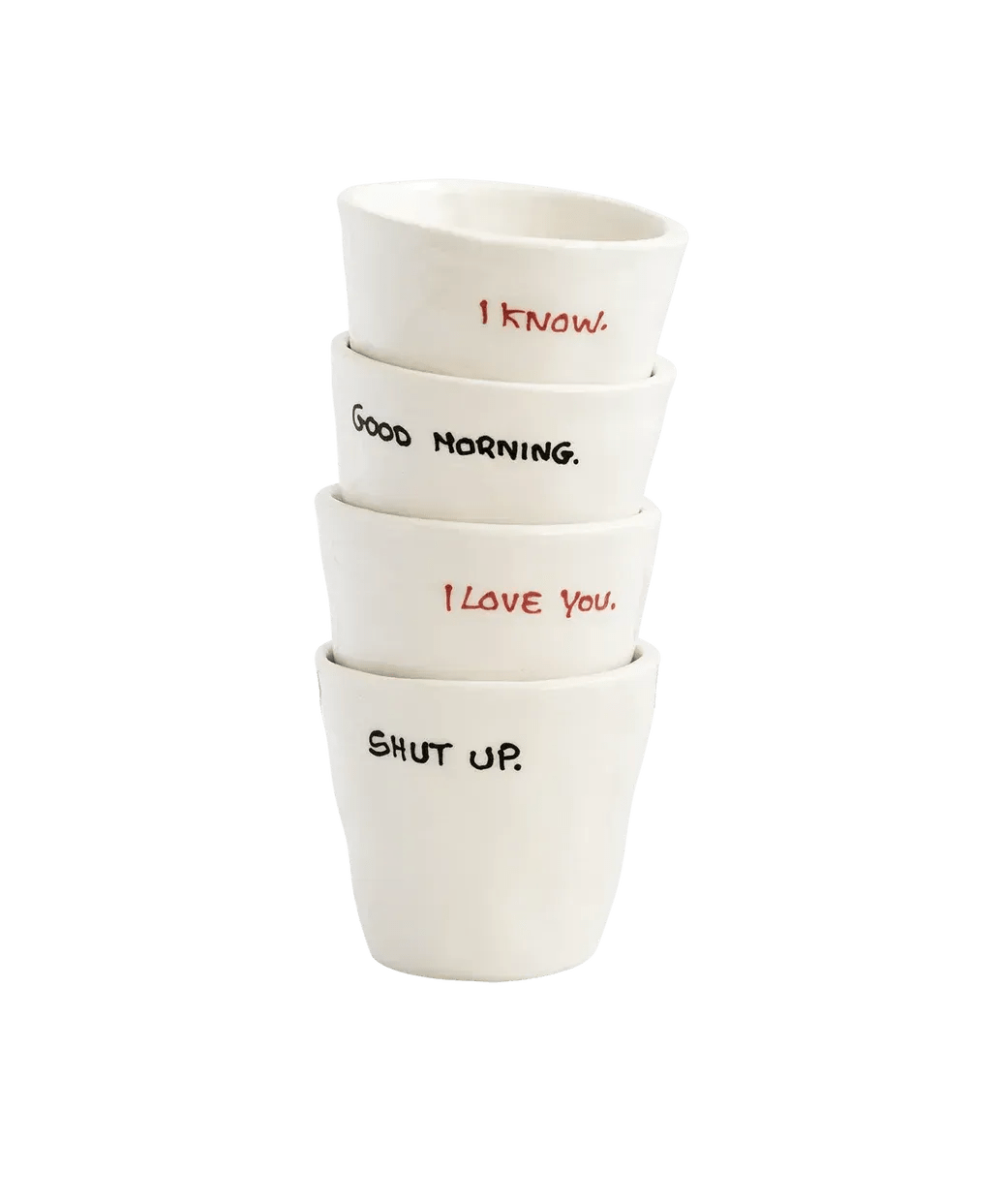 ANNA + NINA - I LOVE YOU Espresso - Becher - Kaffee - und Teetasse - ROSA ECK Concept Store