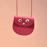 Ark Colour Design - GOOGLE EYE Geldbeutel Apfel - ROSA ECK - Grün, Leder,