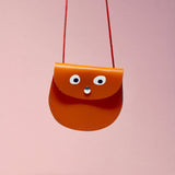 Ark Colour Design - GOOGLE EYE Geldbeutel Apfel - ROSA ECK - Grün, Leder,