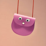 Ark Colour Design - GOOGLE EYE Geldbeutel Apfel - ROSA ECK - Grün, Leder,