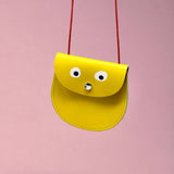 Ark Colour Design - GOOGLE EYE Geldbeutel Apfel - ROSA ECK - Grün, Leder,