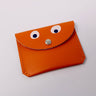 Ark Colour Design - GOOGLE EYE Mini - Geldbeutel Orange - ROSA ECK - Leder, Orange,