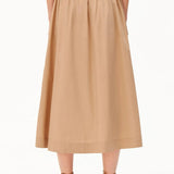ARMEDANGELS - A - Linien Midirock aus Popelin • true camel - ROSA ECK