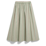 ARMEDANGELS - A - Linien Midirock mit Streifen • foam - light oatmilk - dried palm - ROSA ECK