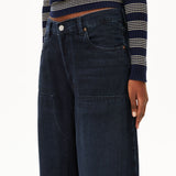 AALTHEA Barrel Jeans • fluid ink