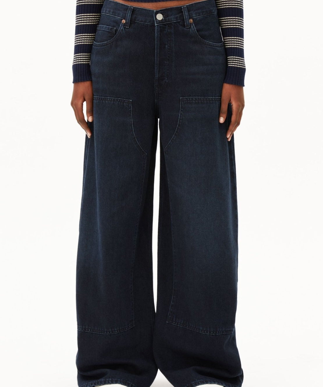 ARMEDANGELS - AALTHEA Barrel Jeans • fluid ink - ROSA ECK