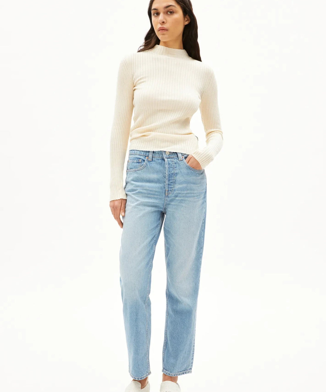 ARMEDANGELS - ALAANIA Strickpullover • oatmilk - ROSA ECK Concept Store