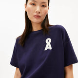 ARMEDANGELS - ALBERTARAA T-Shirt • tinted navy - ROSA ECK