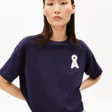 ARMEDANGELS - ALBERTARAA T-Shirt • tinted navy - ROSA ECK