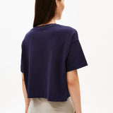 ARMEDANGELS - ALBERTARAA T-Shirt • tinted navy - ROSA ECK