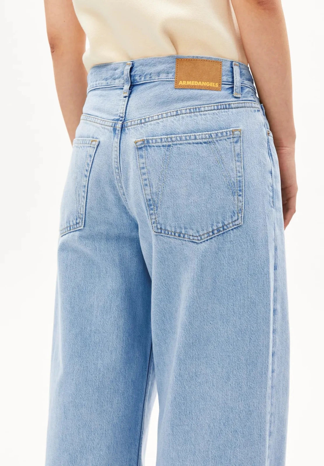 ARMEDANGELS - ASTRAEAAS Wide Leg Jeans • noise - ROSA ECK