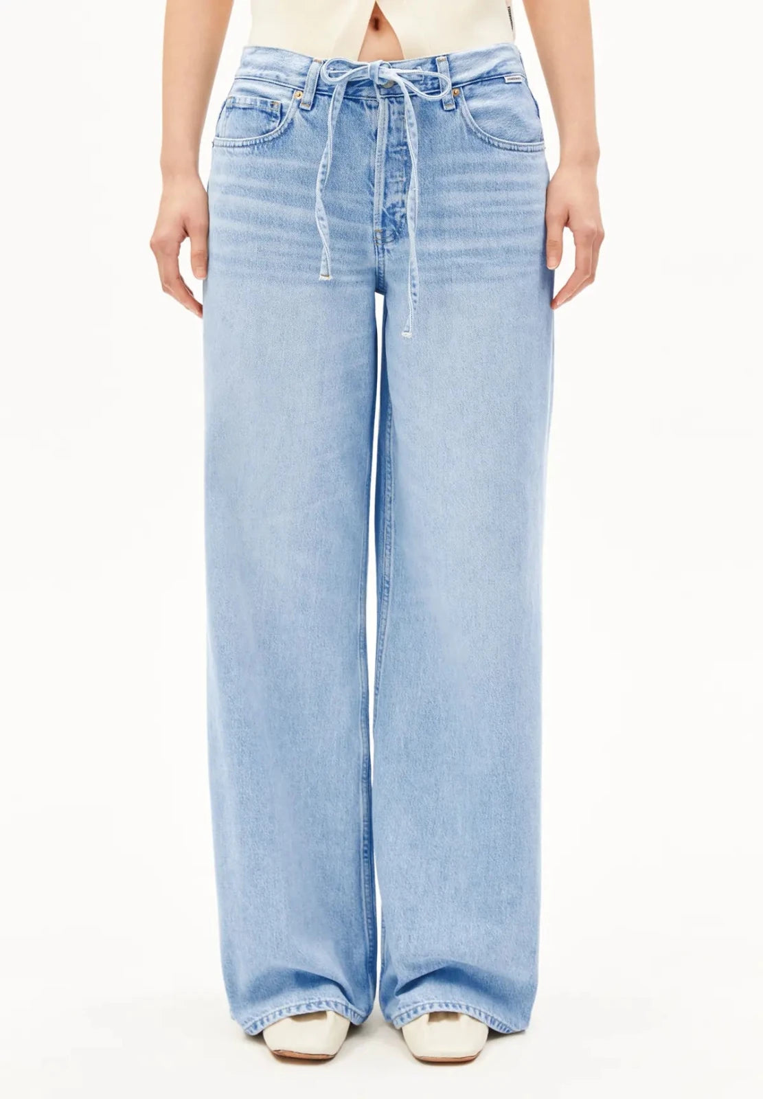 ARMEDANGELS - ASTRAEAAS Wide Leg Jeans • noise - ROSA ECK