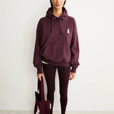 ARMEDANGELS - FARIBAA Leggings • Dark Cranberry - Hose - ROSA ECK