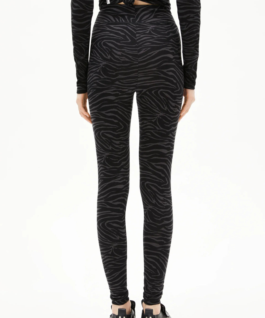 ARMEDANGELS - FARIBAA ZEBRARAA Hose • black - Hose - ROSA ECK