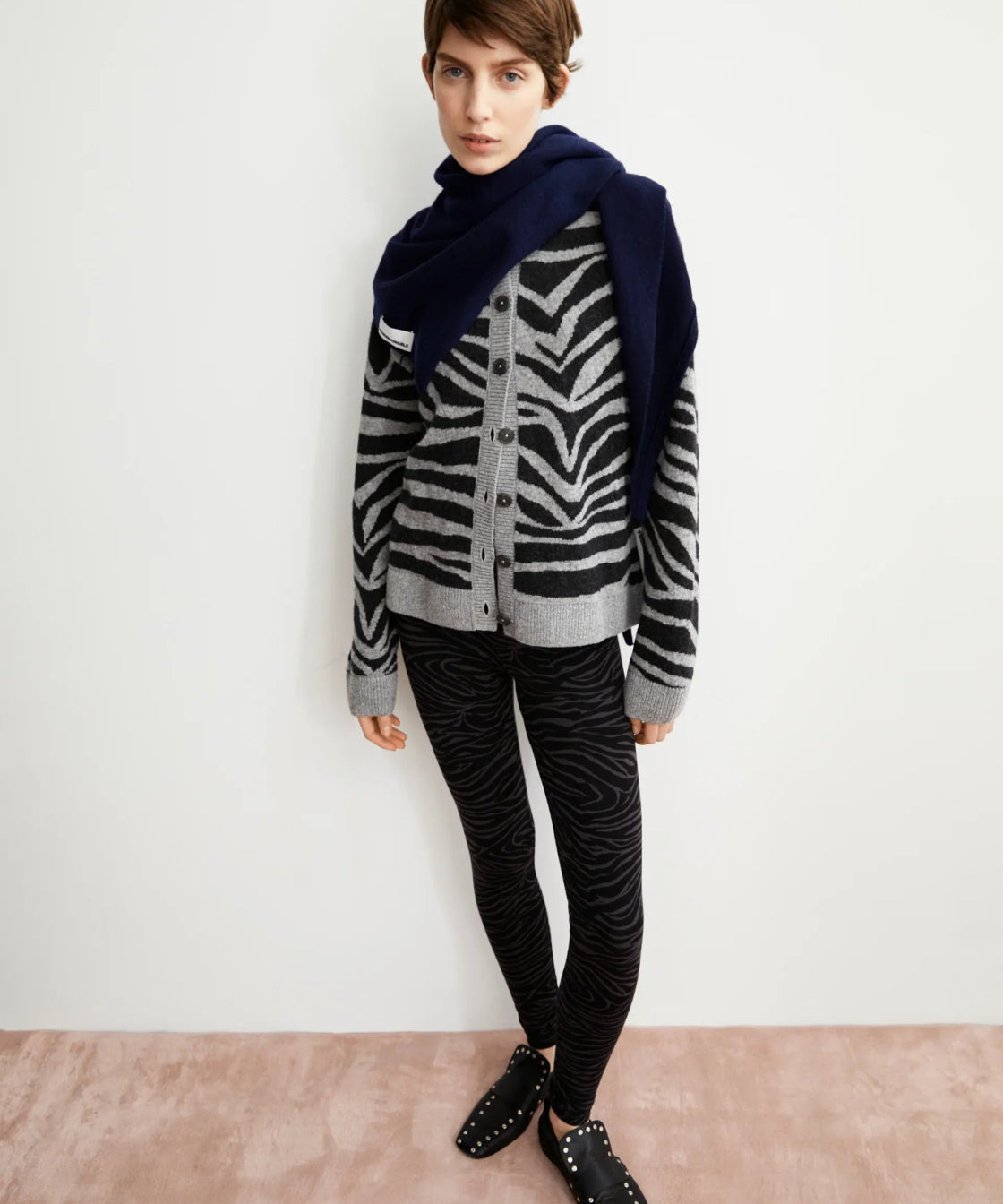 ARMEDANGELS - FARIBAA ZEBRARAA Hose • black - Hose - ROSA ECK