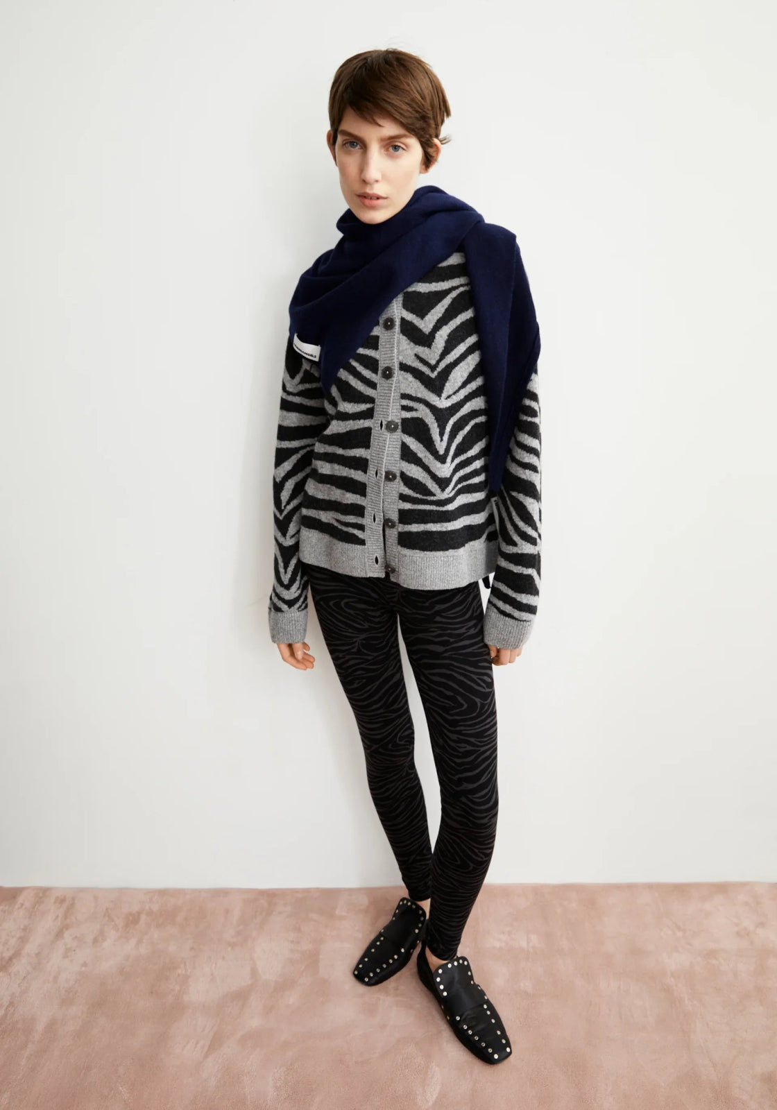 ARMEDANGELS - FARIBAA ZEBRARAA Hose • black - Hose - ROSA ECK