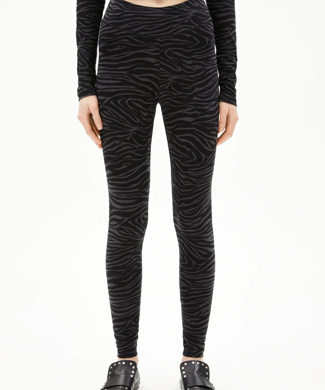 ARMEDANGELS - FARIBAA ZEBRARAA Hose • black - Hose - ROSA ECK