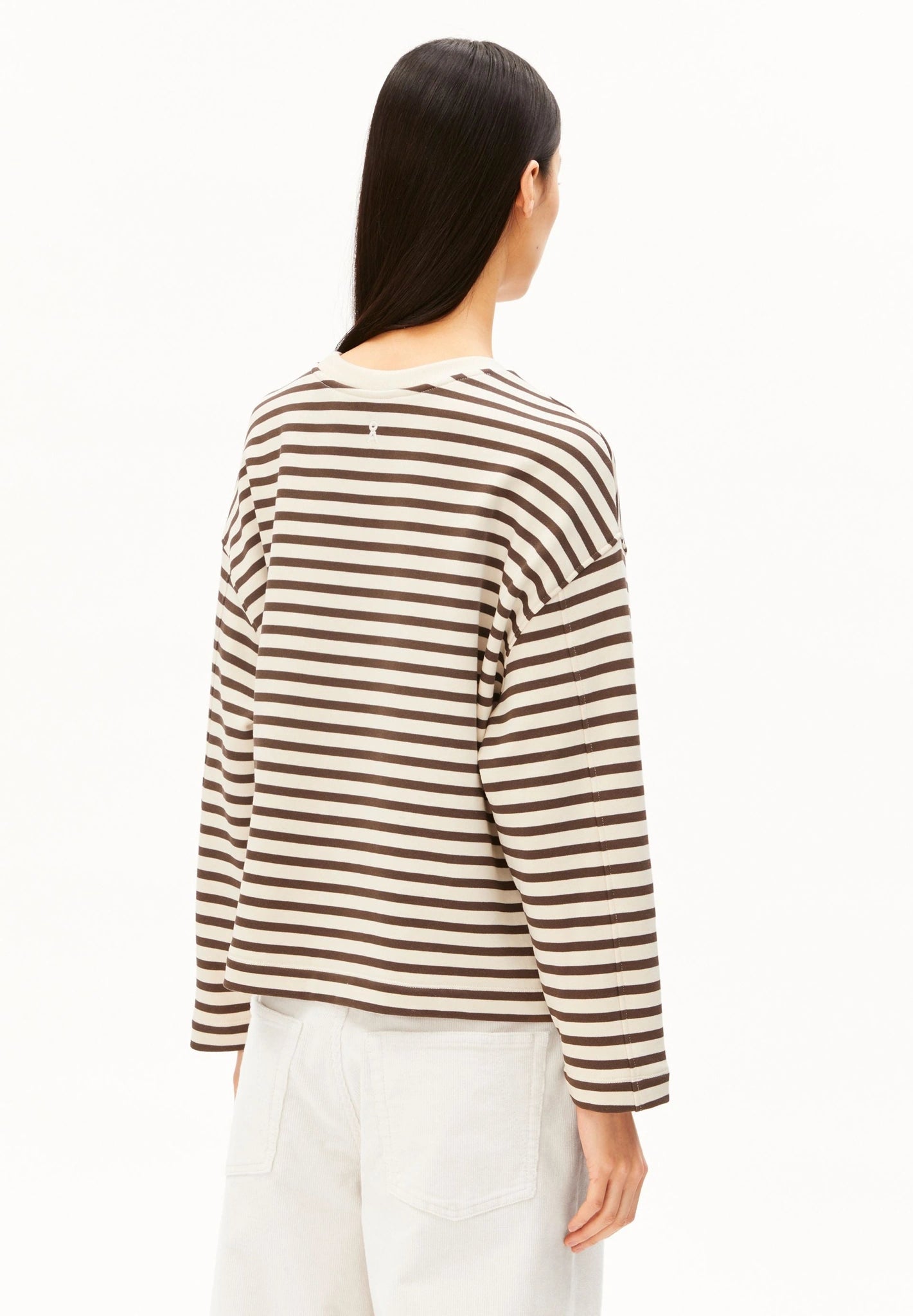 FRANKAA MAARLEN STRIPE Pullover • undyed-claystone