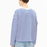 ARMEDANGELS - FRANKAA MAARLEN STRIPE Pullover • undyed - dynamo blue - T-Shirt - ROSA ECK