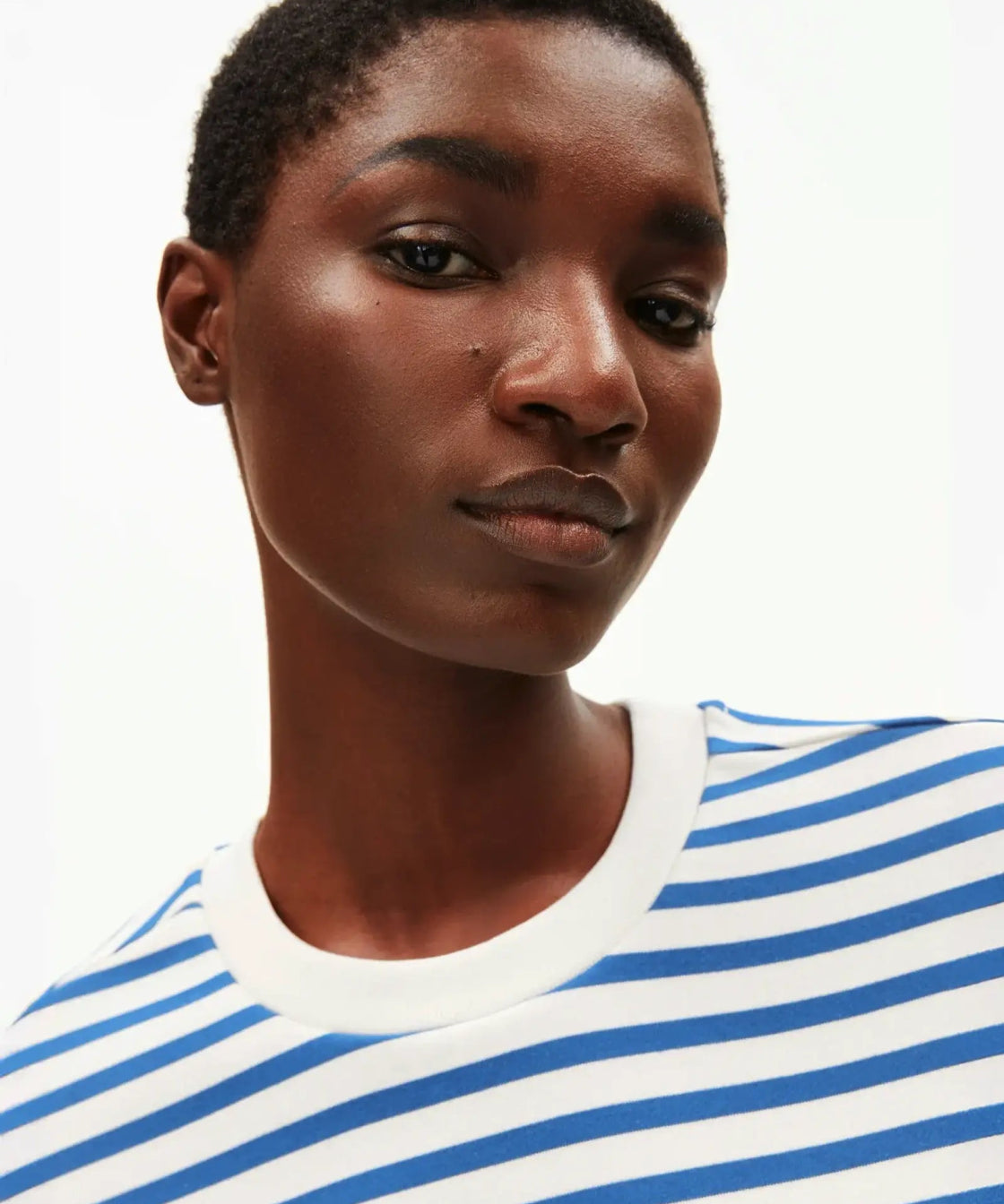 ARMEDANGELS - FRANKAA MAARLEN STRIPE Sweatshirt • undyed - dark morning - ROSA ECK Concept Store