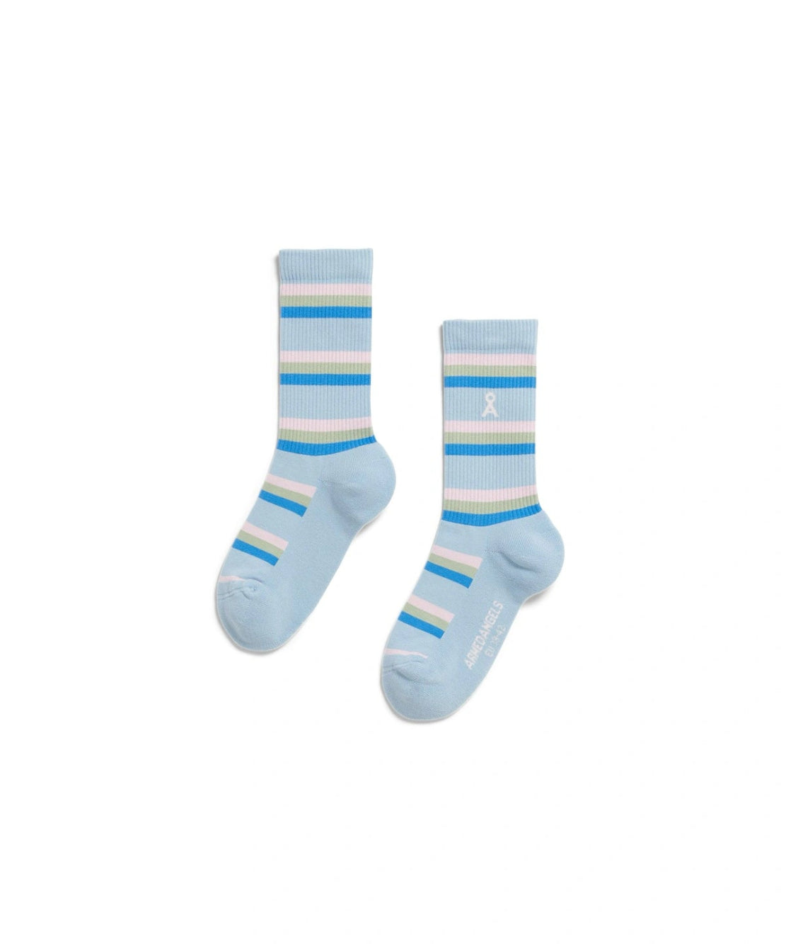 ARMEDANGELS - Gestreifte Socken • blue glow - Socken - ROSA ECK