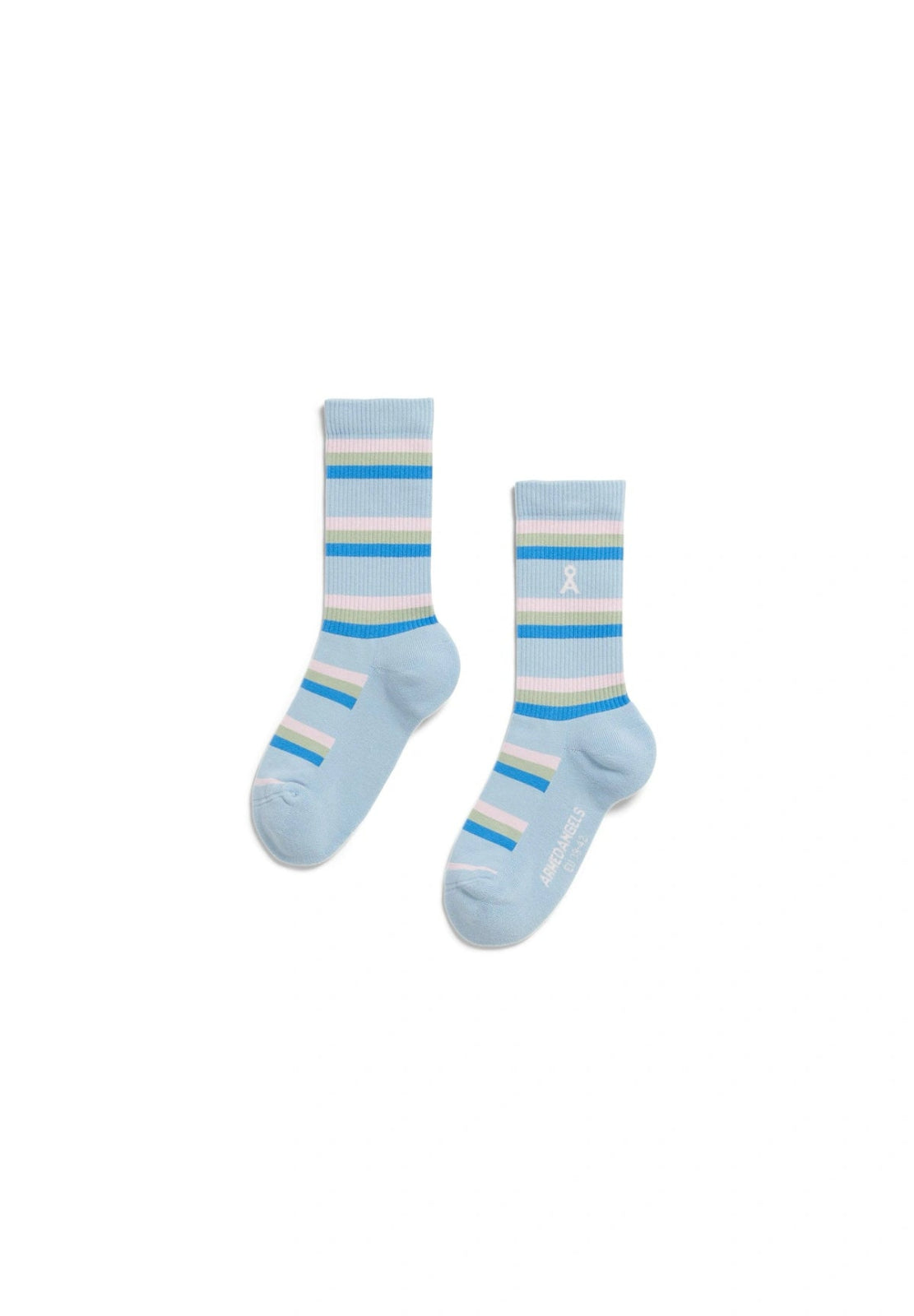 ARMEDANGELS - Gestreifte Socken • blue glow - Socken - ROSA ECK