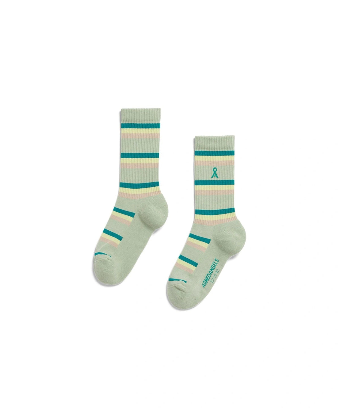 ARMEDANGELS - Gestreifte Socken • foam - Socken - ROSA ECK