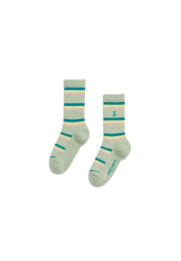 ARMEDANGELS - Gestreifte Socken • foam - Socken - ROSA ECK