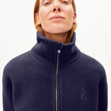 ARMEDANGELS - HAARLEENAA Fleece-Pullover • claystone - ROSA ECK